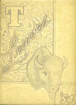 Tooele High School 1954 yearbook cover photo