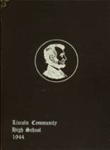 Lincoln Community High School 1944 yearbook cover photo