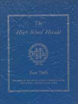Windsor Locks High School 1945 yearbook cover photo