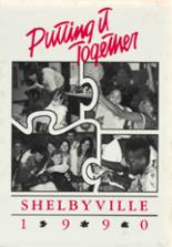 Shelbyville High School 1990 yearbook cover photo