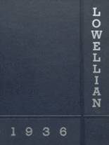 Lowell High School 1936 yearbook cover photo