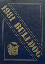 Gridley High School 1981 yearbook cover photo