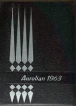 Aurelia High School 1963 yearbook cover photo
