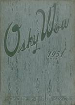 Jackson High School 1951 yearbook cover photo
