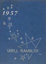 Moulton-Udel Community High School 1957 yearbook cover photo