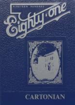 1981 Carlton High School Yearbook from Carlton, Minnesota cover image