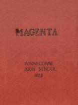 Winneconne High School 1939 yearbook cover photo