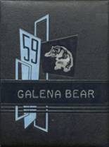 Galena High School 1959 yearbook cover photo