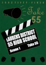 2002 Laurens District 55 High School Yearbook from Laurens, South Carolina cover image