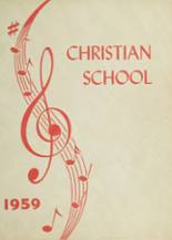 Lockhaven Christian School 1959 yearbook cover photo