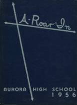 Aurora High School 1956 yearbook cover photo