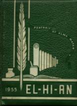 Elderton High School 1955 yearbook cover photo