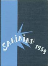 Saline High School 1959 yearbook cover photo