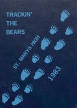 Saint Marys High School 1983 yearbook cover photo