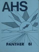 Asotin High School 1981 yearbook cover photo