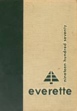 Everest High School 1970 yearbook cover photo