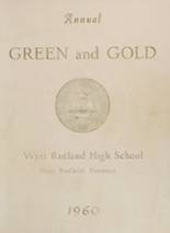 West Rutland High School 1960 yearbook cover photo