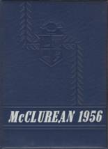 McClure High School 1956 yearbook cover photo