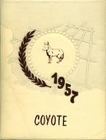 Borden High School 1957 yearbook cover photo