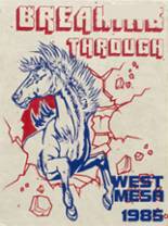 1985 West Mesa High School Yearbook from Albuquerque, New Mexico cover image