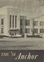 Huron High School 1954 yearbook cover photo