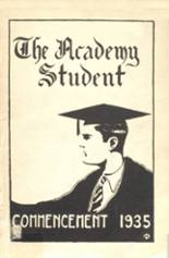 1935 St. Johnsbury Academy Yearbook from St. johnsbury, Vermont cover image