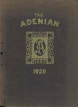 Adena High School 1929 yearbook cover photo