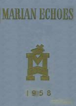 St. Mary's Institute School 1958 yearbook cover photo