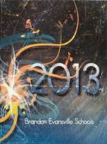 Brandon High School 2013 yearbook cover photo