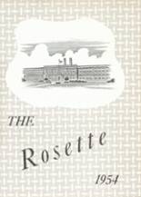 Roseville High School 1954 yearbook cover photo