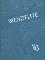 St. Wendelin High School 1963 yearbook cover photo