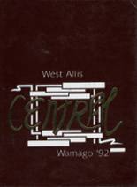 West Allis Central School 1992 yearbook cover photo