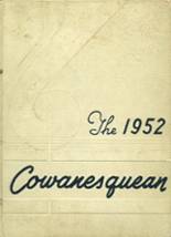 Cowanesque Valley High School 1952 yearbook cover photo