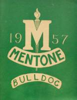 Mentone High School 1957 yearbook cover photo