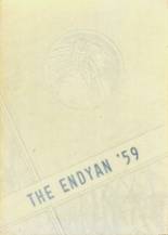 Endy High School 1959 yearbook cover photo