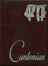 Canton High School 1951 yearbook cover photo