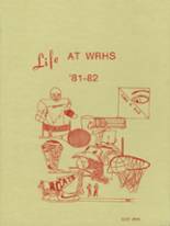 Walnut Ridge High School 1982 yearbook cover photo