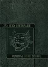 1955 Central High School Yearbook from Fountain city, Tennessee cover image