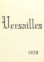 Versailles High School 1958 yearbook cover photo