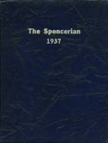 Spencer High School 1937 yearbook cover photo
