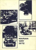 Marian High School 1972 yearbook cover photo
