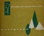 School of Industrial Art 1957 yearbook cover photo
