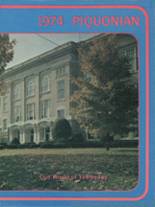 Piqua High School 1974 yearbook cover photo