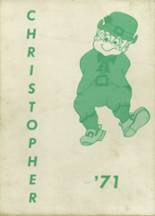 Bishop Byrne High School 1971 yearbook cover photo