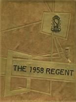 St. Regis Falls High School 1958 yearbook cover photo