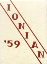 1959 Ione High School Yearbook from Ione, Oregon cover image