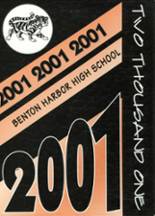 Benton Harbor High School 2001 yearbook cover photo