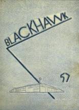 Stockton High School 1957 yearbook cover photo
