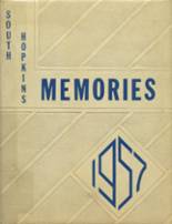 South Hopkins High School 1957 yearbook cover photo