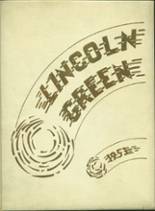 Lincoln School 1953 yearbook cover photo